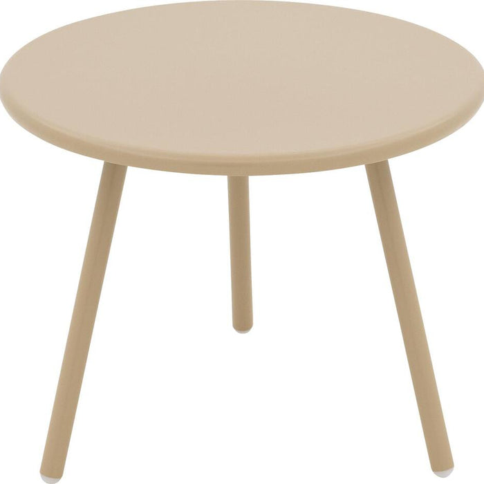 Goossens Tafel Brad in Poedercoating khaki