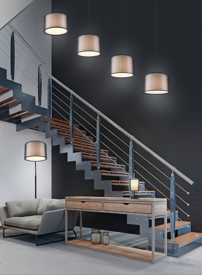 Trio Leuchten Burton - Vloerlamp - 1x E27