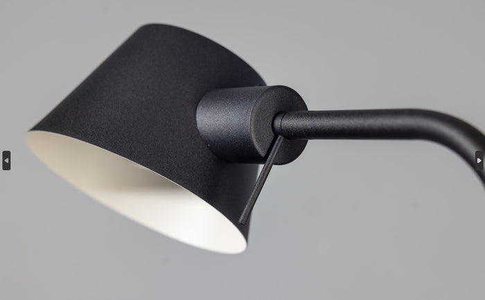 ETH Dex Tafellamp 1x E27 Zwart