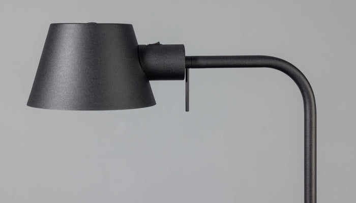 ETH Dex Tafellamp 1x E27 Zwart