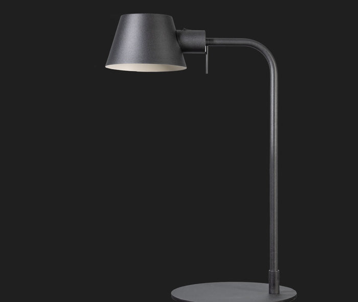 ETH Dex Tafellamp 1x E27 Zwart