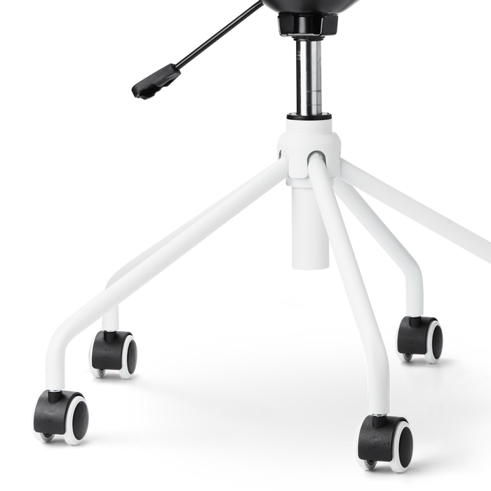 Nolon Nout-Pip Bureaustoelen Set van 2 - Zwart - Wit Onderstel