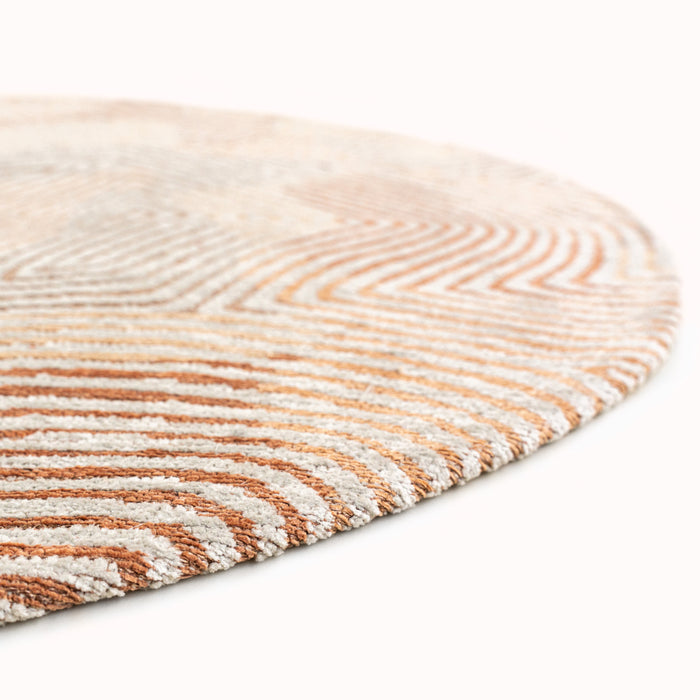 Louis de Poortere Coral Meditation Vloerkleed Ø 140 cm - Sand