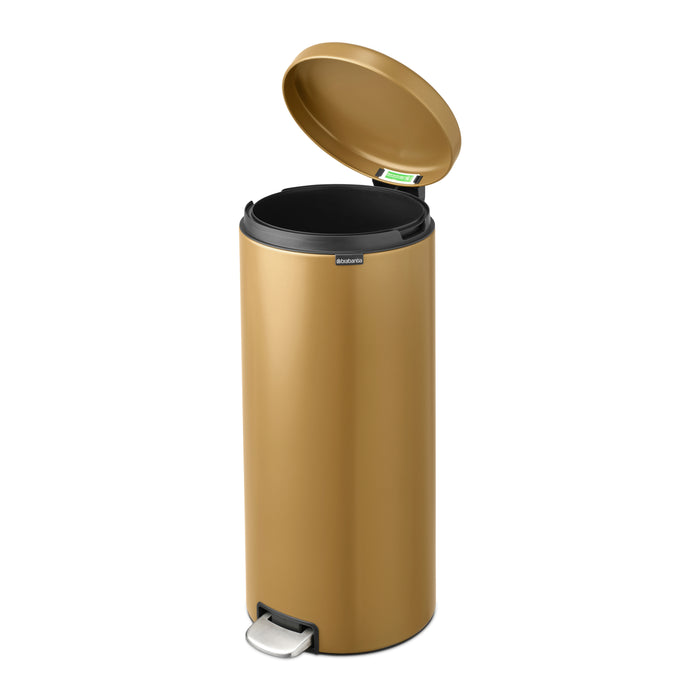 Brabantia NewIcon Pedaalemmer 30 L - Warm Gold