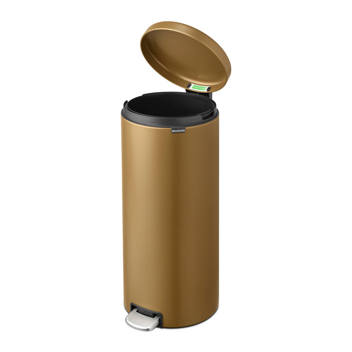 Brabantia NewIcon Pedaalemmer 30 L - Warm Brass
