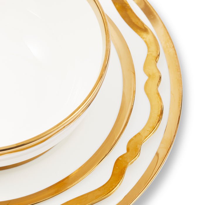 POLSPOTTEN Golden Finds Borden en Schalen - Set van 4