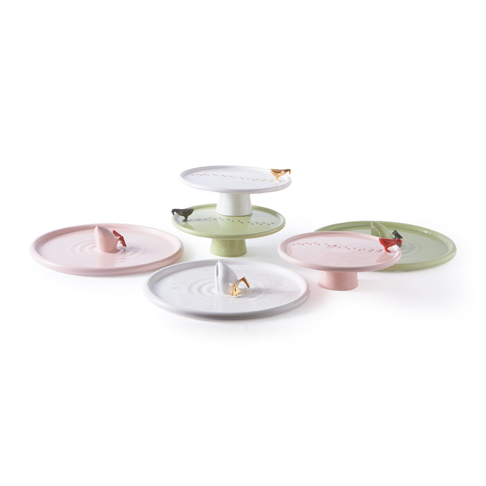 POLSPOTTEN Diving Duck Dienblad Ø 40 cm - Roze