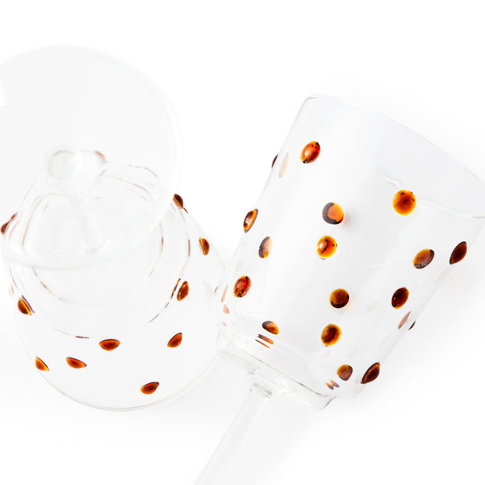 POLSPOTTEN Nob Wijnglazen 2 st. - Amber