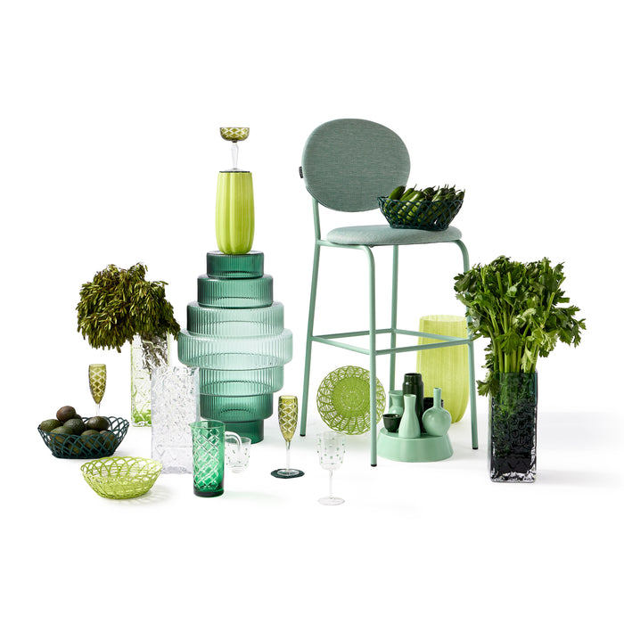 POLSPOTTEN Nob Wijnglazen 2 st. - Olijfgroen