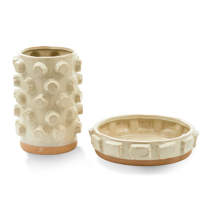 POLSPOTTEN Structure Schaal - Beige