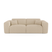Express slaapbank dunlopillo 160cm corduroy beige