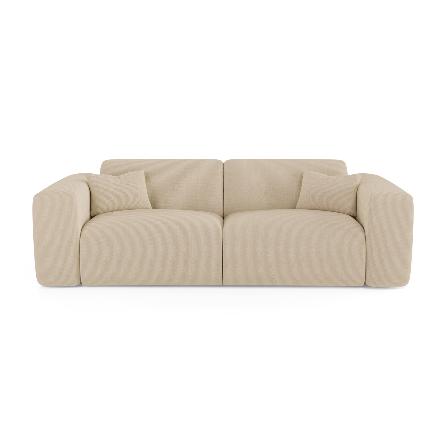 Express slaapbank dunlopillo 160cm corduroy beige