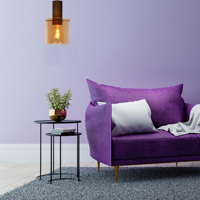 Lucide TOLEDO Hanglamp - Amber