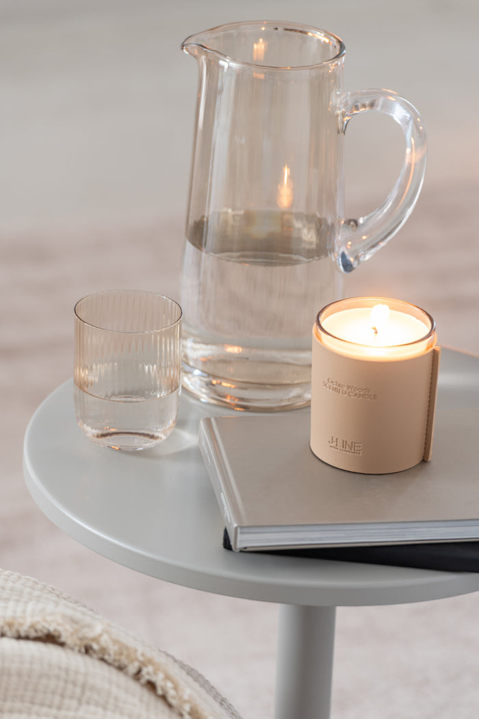 J-Line drinkglas Kyle - glas - amber - 6 stuks