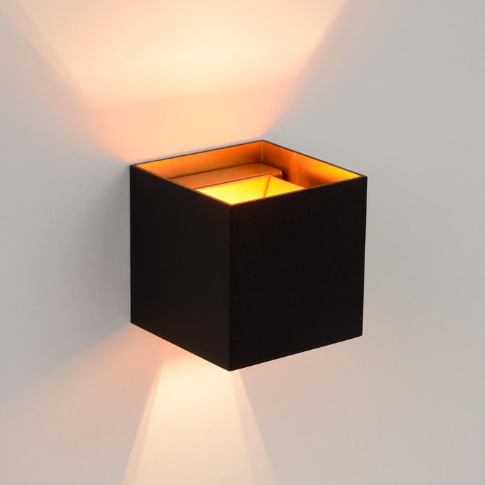 Lucide XIO Wandlamp - Zwart