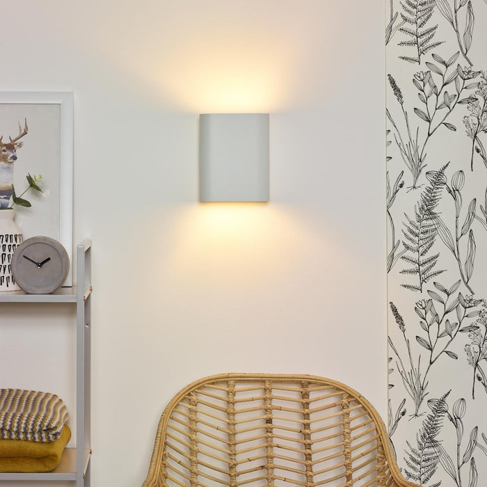 Lucide OVALIS Wandlamp - Wit