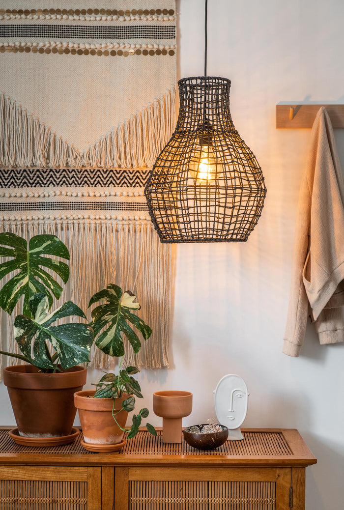 Lucide ALBAN Hanglamp - Zwart