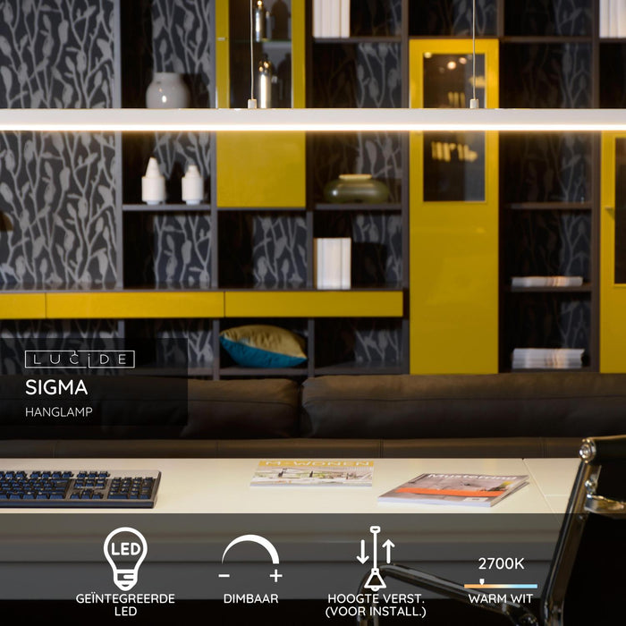 Lucide SIGMA Hanglamp - Wit