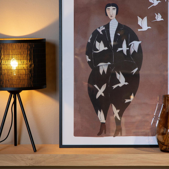 Lucide TAGALOG Tafellamp - Zwart