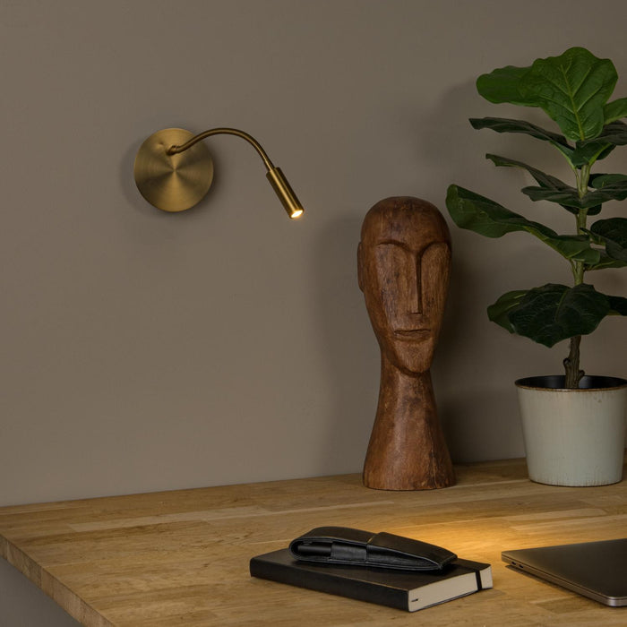 Lucide JOLIJN Bedlamp - Mat Goud | Messing