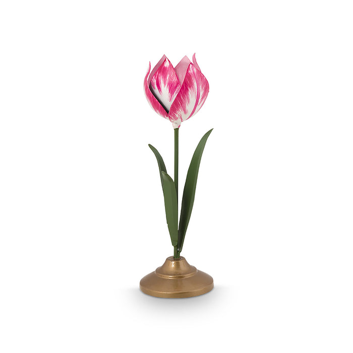 Pip Studio - Tulpen Kandelaar - Woonaccessoire - Roze - 21cm - 2 stuks