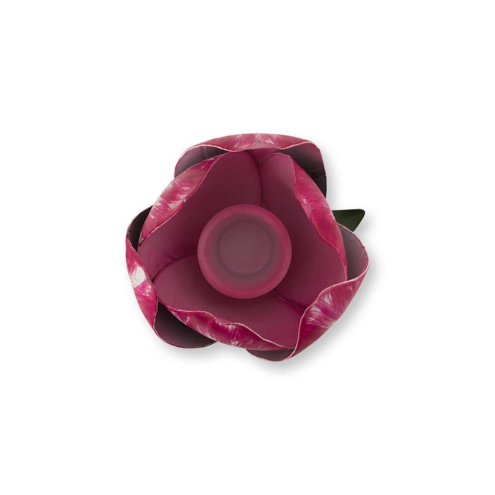 Pip Studio - Tulpen Kandelaar - Woonaccessoire - Roze - 21cm - 2 stuks
