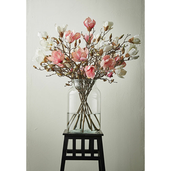 Mica Decorations Magnolia Kunstbloem - H88 cm - Lichtroze