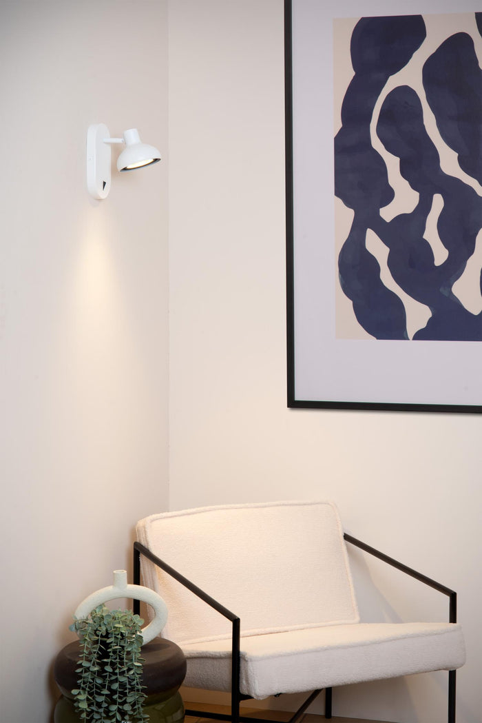 Lucide SENSAS Bedlamp - Wit