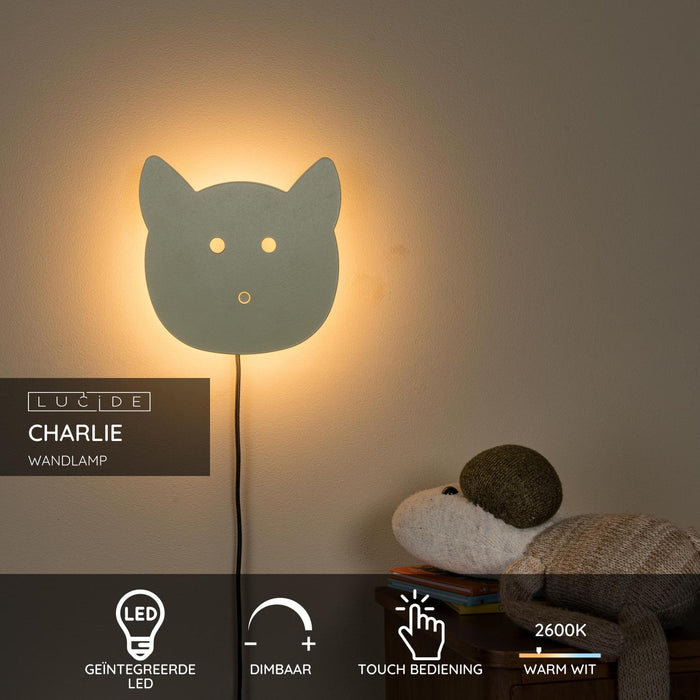 Lucide CHARLIE Wandlamp - Groen
