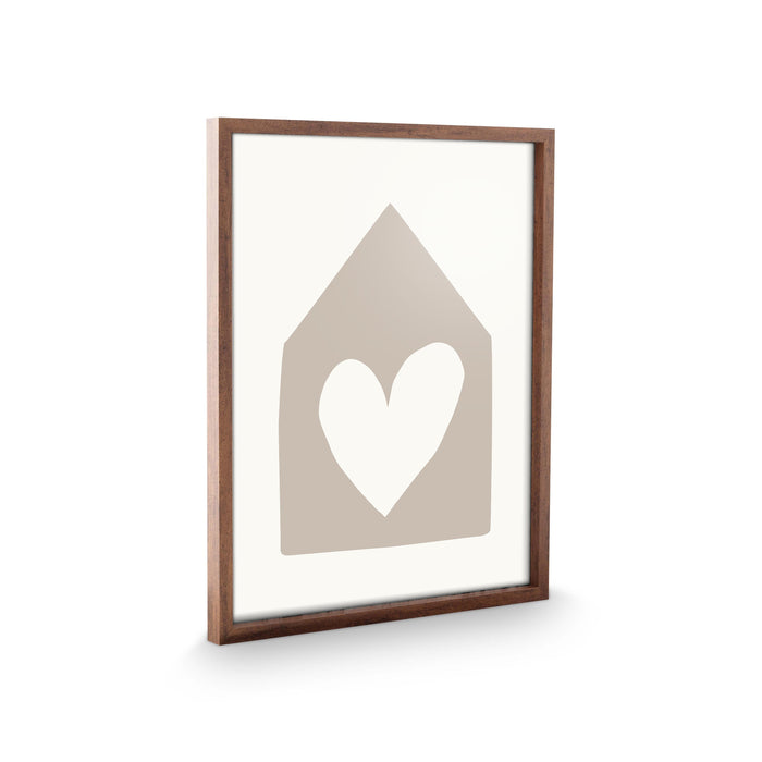vtwonen - Fotolijst - Hangend fotolijstje - Bruin - Hout - 41x51x2.5cm