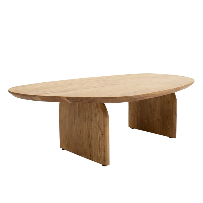 Giga Meubel - Salontafel Organisch - Naturel - 135x76x38cm
