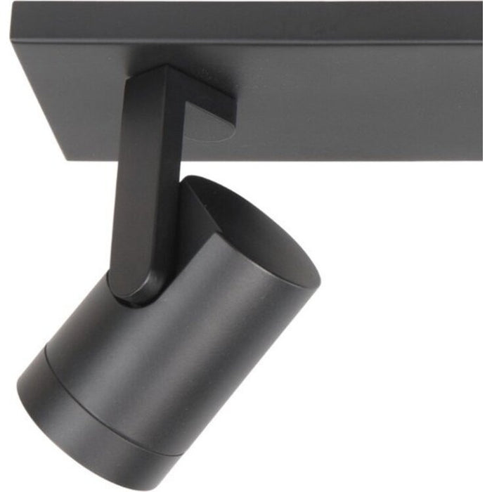 Highlight Spot HALO Zwart 3 Lichts GU10 Balk