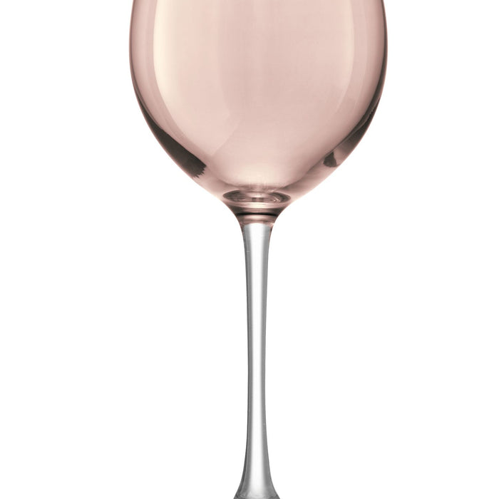 L.S.A. - Polka Wijnglas 400 ml Metallics Set van 4 Stuks Assorti