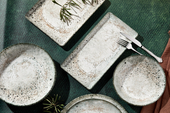 Rinart Pastabord - Sedir - Porselein - 27 cm (400cc) - set van 2