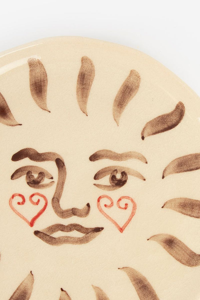 Sissy-Boy Beige ontbijtbord cheaky heart