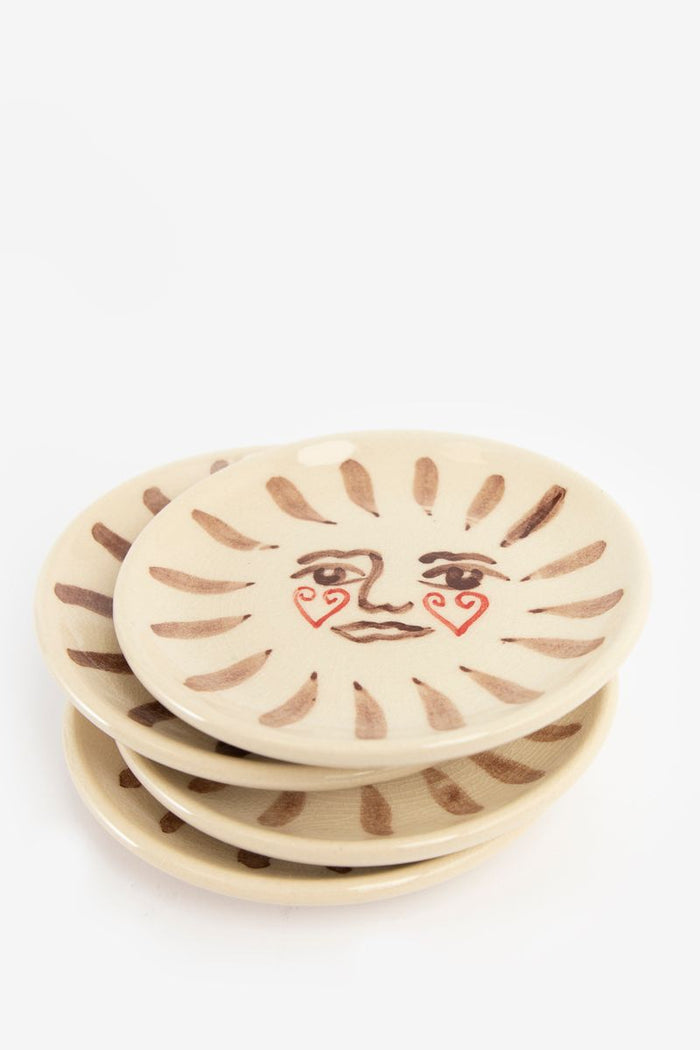 Sissy-Boy Beige ontbijtbord cheaky heart