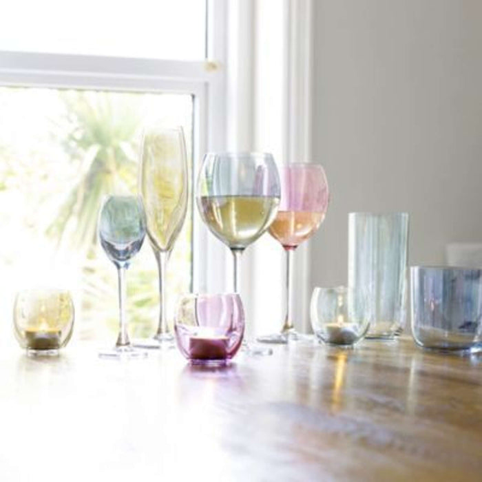 L.S.A. - Polka Tumbler 420 ml Pastel Set van 4 Stuks Assorti