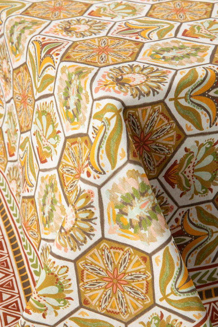 Sissy-Boy Multicolour tafelkleed met bloemenprint (160x300 cm)