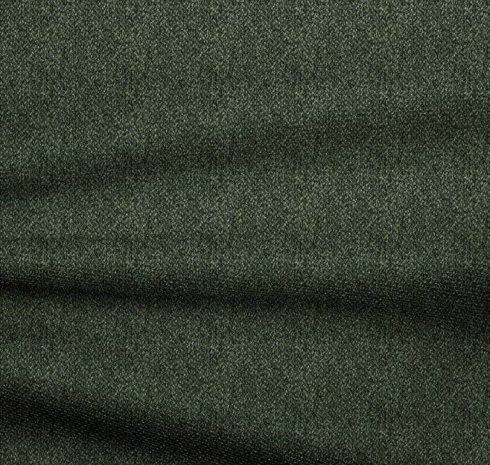 Slaapbank linkerhoek matras weefstof olijfgroen 140cm