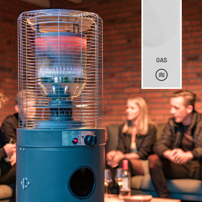 Sunred - COMBIDEAL - Heater & Hoes - Propus - Gas lijn - Grijs -