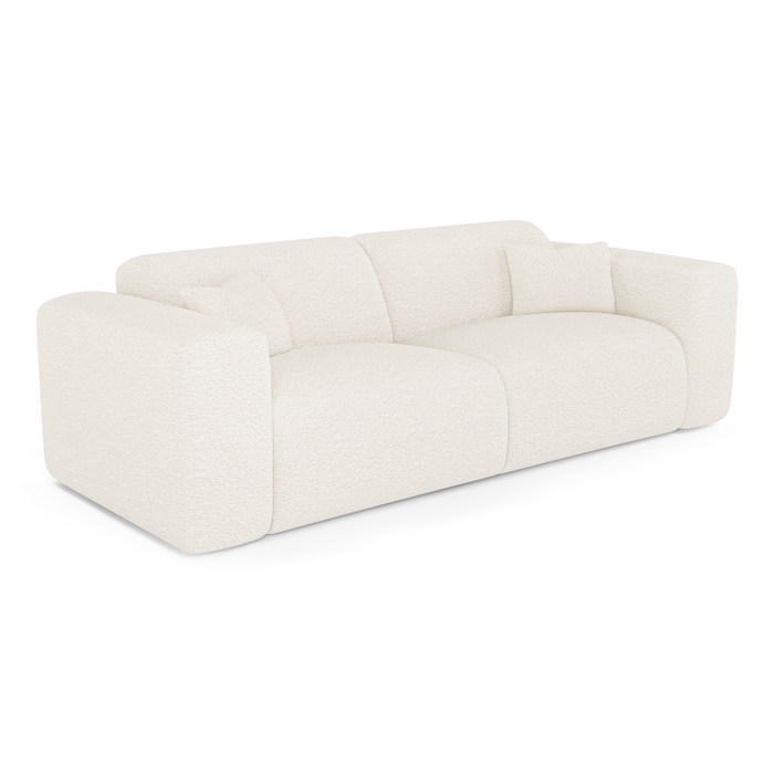 Dunlopillo 160 cm Express converteerbare bank in crème bouclé