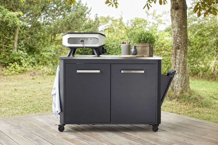 Cozze - Werkbank 2 Deurs en 4 Wielen met Opklapbare Werktafels 120 cm