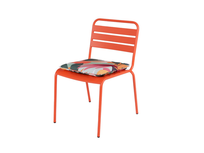 MaximaVida Max metalen tuinstoel oranje