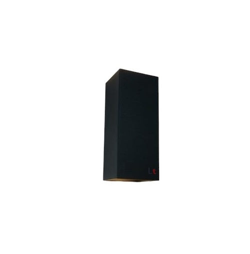 Artdelight Wandlamp Dante 2 XL Zwart GU10 Up & Downlight