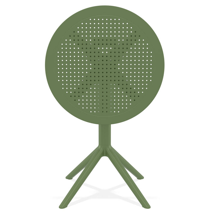 ALTEREGO GIMLI 60 DINING Ronde opvouwbare tafel - Groen