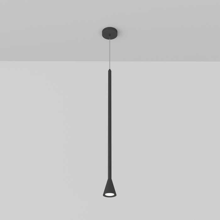 Maytoni Technical - Hanglamp Arrow - Zwart - Ø7,5