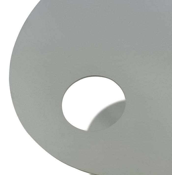 ALTEREGO MASA Ovale bijzettafel - Grijs