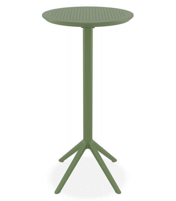 ALTEREGO GIMLI 60 BAR Opvouwbare hoge tafel - Groen