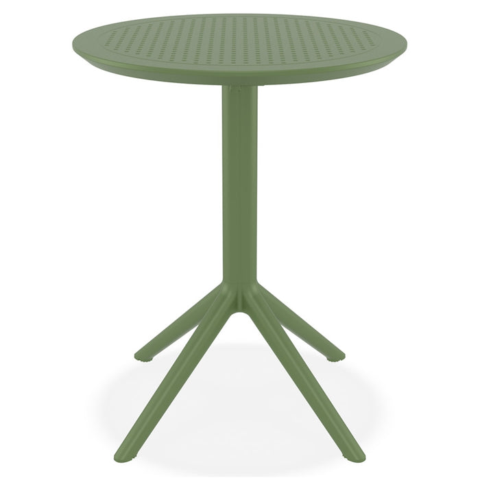 ALTEREGO GIMLI 60 DINING Ronde opvouwbare tafel - Groen