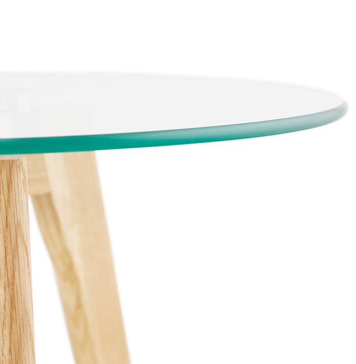 ALTEREGO LOVYOU Ronde nesttafel - Transparant